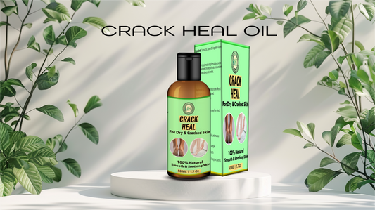 Organic Hakeem Crack Heal Oil | For Dry Skin, Cracked Heels 50ML