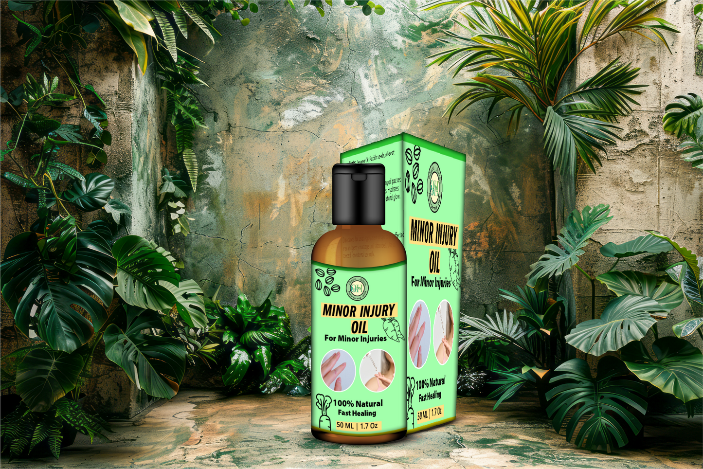 Organic Hakeem Minor Injury Oil | 100% Organic | Anti-Bacterial